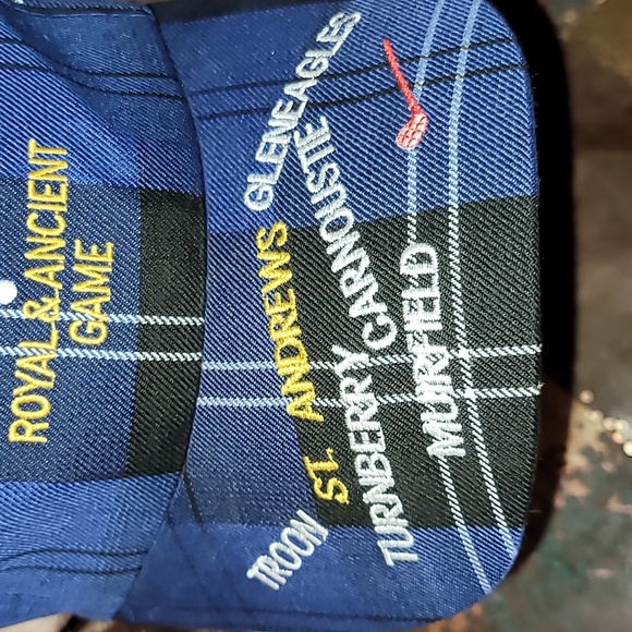 Made in Scotland. Scotland Home of Golf. Velcro strap.  One size fits most. - Picture 3 of 11